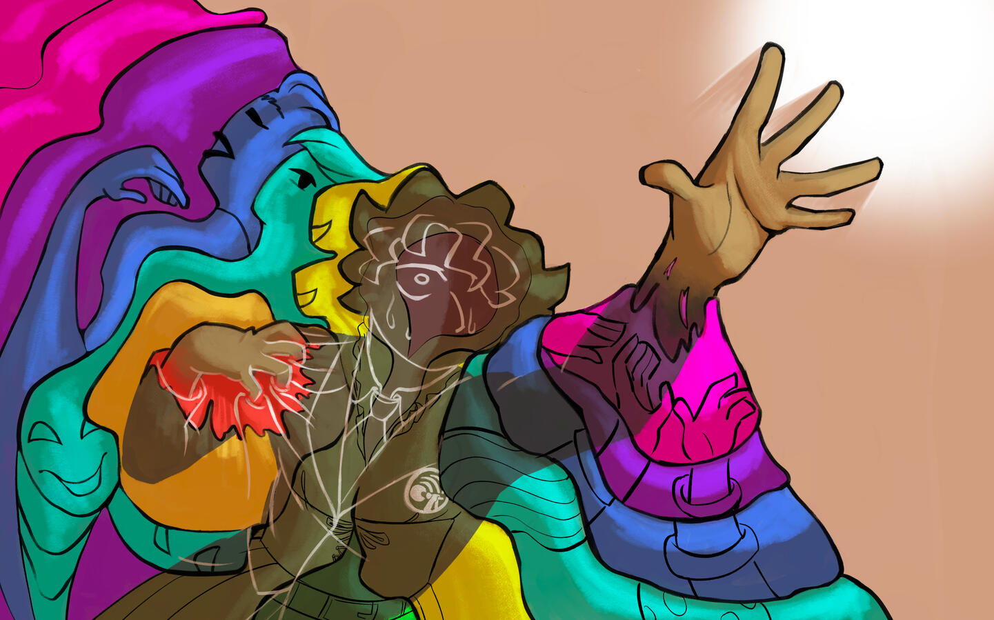 Avery Felemban-Drowning in Other's Identities (2026) | Avery is begining to lose their sense of self under the weight of others