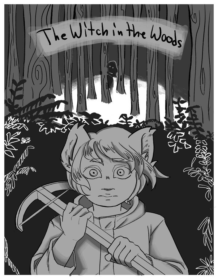 The Witch in the Woods- Cover (2024) Detailing Farren's backstory as a young witch